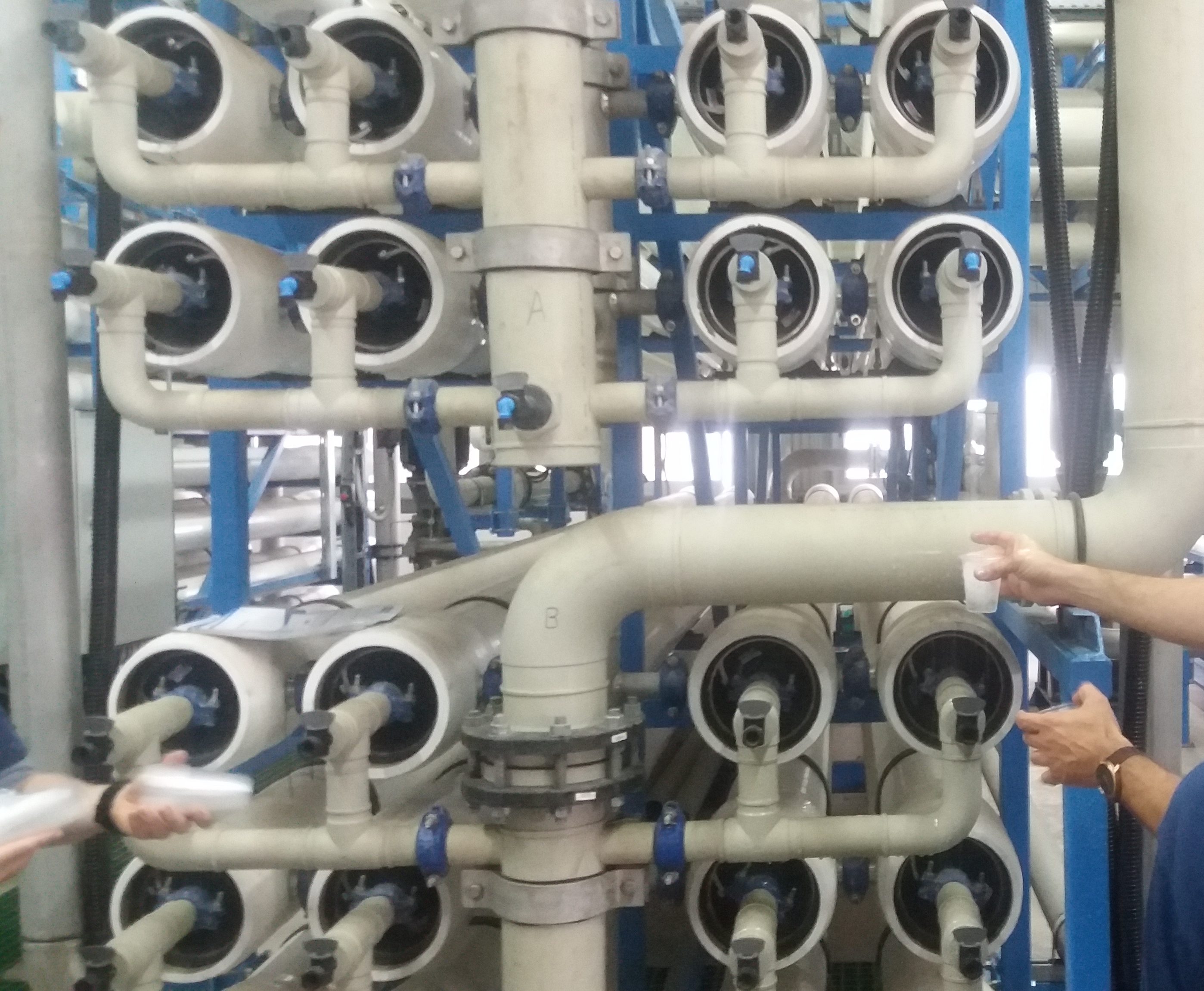 Impianto di desalinizzazione acque da pozzi nei pressi di Haifa